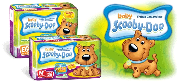 Fralda Descartável Scooby Doo