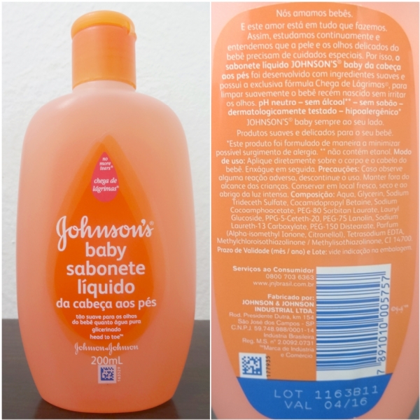Johnsons baby sabonete líquido 200ml
